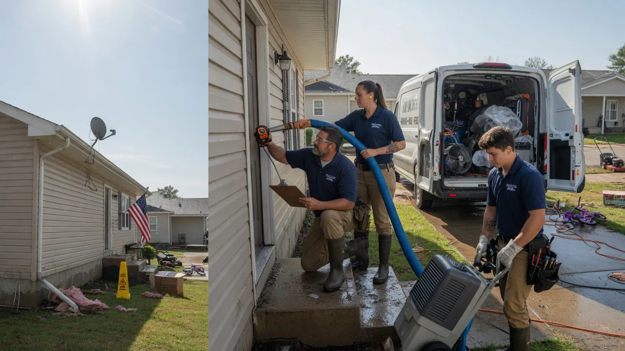 Ceiling Water Damage Restoration in Lowden, IA near me
